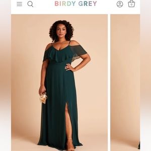 Birdy Grey - Emerald Chiffon Bridesmaid dress